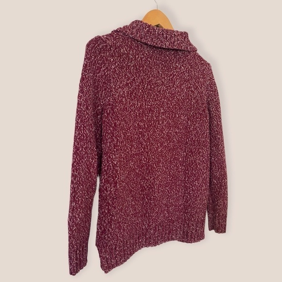 NORTHERN Reflections Quarter Zip Marled Knit Sweater - Picture 7 of 9